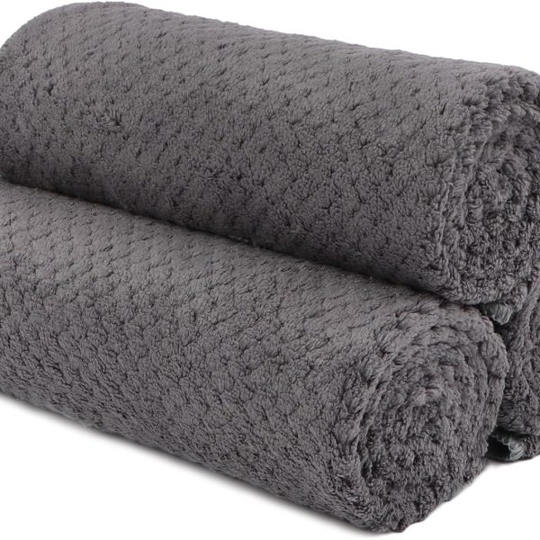 Gym Towels 3 Packs, (16x27 inches) Highly Absorbent Yoga Towel, Ultra Soft Hand Towels for Daily Use, Fast Drying Microfiber Workout Towels for Gym, Spa, Fitness, Camping, Hotel